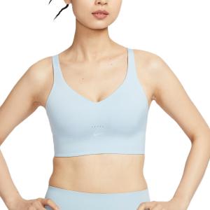 Nike Alate Dri Fit SS25 спортивное белье женское Light Armory Blue White