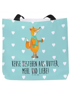 Шоппер Mr. & Mrs. Panda, цвет türkis pastell