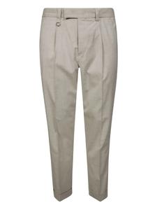 Брюки со складками Paolo Pecora, нейтральный