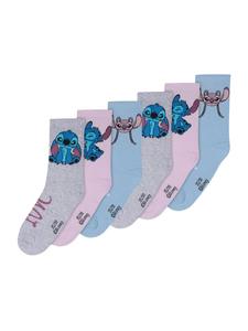 Носки Stitch, разноцветный