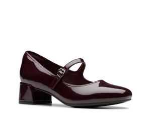 Туфли Clarks Iridessa Rae Mary Jane Pump, Merlot Patent Leather