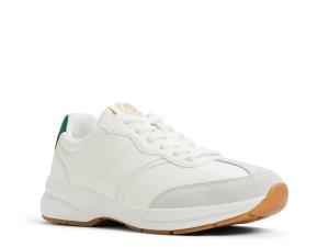 Кроссовки Aldo Club Chic Sneaker, белый/зеленый/светло-серый