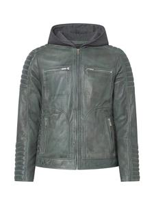 Кожаная куртка Bolongaro Trevor Lederjacke NATHAN HOODED, цвет SEA SPRAY