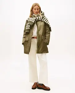 Парка из технического нейлона Tommy Hilfiger, военный зеленый