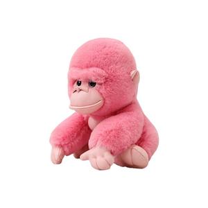 Плюшевая игрушка горилла кукла плюш высота 20см/30см Mr. Toy, розовый