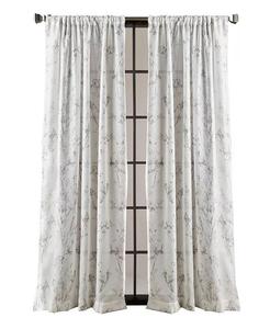 Оконная штора Atlanta Sheer Poletop, состоящая из 2 частей, 96 x 50 дюймов DKNY, серый