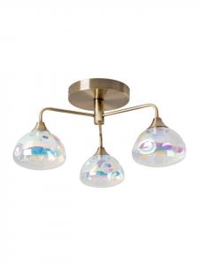 Светодиодный потолочный светильник "VARNA" из латуни - (Д)42 см x (Ш)42 см x (В)19,5 см - Класс энергоэффективности G Näve, Messing - (L)42 cm x (B)42 cm x (H)19.5 cm - EEK G