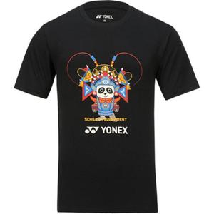 Футболка для бадминтона YONEX мужская, черная