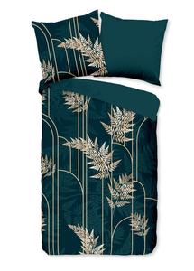 Чистое постельное белье "Малак" Golden Leaves - Зеленый - 135 Х 200 см - 100% микрофибра Muller Textil