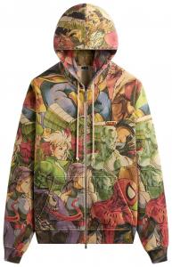 Толстовка Kith x Marvel vs. Capcom New Age Of Heroes Nelson Full Zip Hoodie, мультиколор