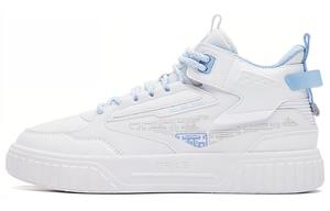 Кроссовки для скейтбординга женские, средней высоты, белые/королевские синие Erke