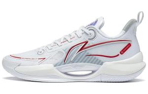 Баскетбольные кроссовки Super Light V2 мужские с низким верхом белого цвета Lining