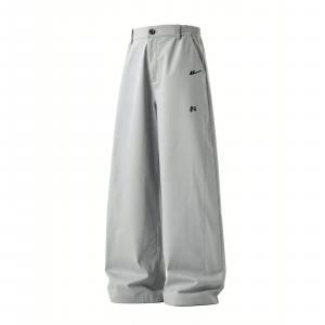 Повседневные брюки женские Moderate Straight Fit WARRIOR, бежевый серый[free diy brand merch]