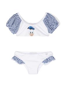 Monnalisa бикини Donald Duck с оборками, синий