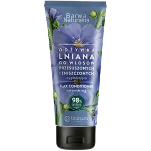 Разглаживающий кондиционер с семенами льна для сухих и поврежденных волос, 200 мл Barwa Naturalna