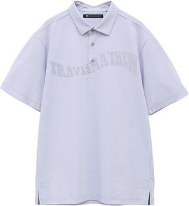 Мужская рубашка-поло с коротким рукавом (влагоотводящая, быстросохнущая) / для гольфа / 7AL027 Travis Mathew, синий