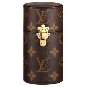 LOUIS VUITTON Дорожный футляр с монограммой 100 мл коричневый