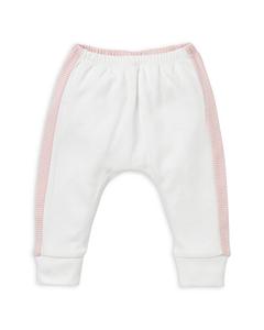 Брюки для йоги унисекс с цветными полосками MORI — для малышей и маленьких детей, розовый