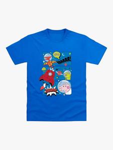 Футболка Brand Threads Kids' George Boom Peppa Pig, Blue