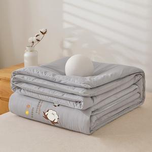 Muji Одеяло 180х220 см, 3 кг, из хлопка Синьцзян, цвет Elegant Gray, машинная стирка