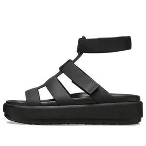 Сандалии brooklyn luxe gladiator sandals 'black' Crocs, черный