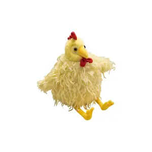 Креативная необычная уродливо-милая плюшевая кукла All Over The Place, высота 28см/38см PUDOWRABBIT, желтый