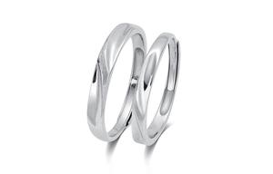 Сплав регулируемый нишевый универсальный минималистичный стиль элегантный аксессуар кольцо Unisex VIGG, Close To My Couple Ring