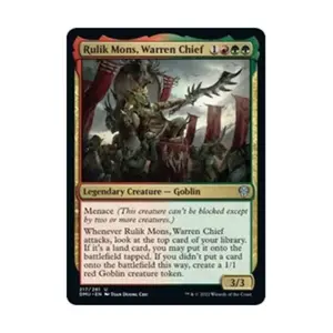 CCG Рулик Монс, Уоррен Чиф (В), MTG - Dominaria United