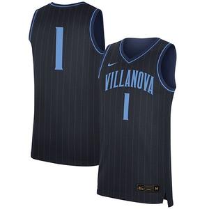Мужская реплика джерси Villanova Wildcats #1 в цвете navy Nike
