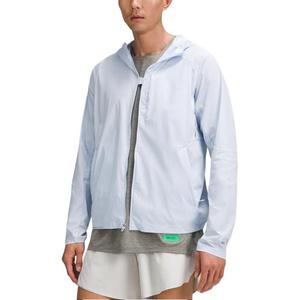 Lululemon Куртка спортивная худи с длинным рукавом, Pinwheel Blue/WNDM