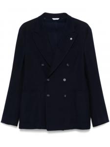 Двубортный пиджак Manuel Ritz, синий