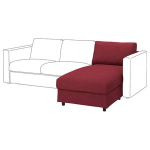 Чехол для шезлонга IKEA, цвет Lejde red/brown