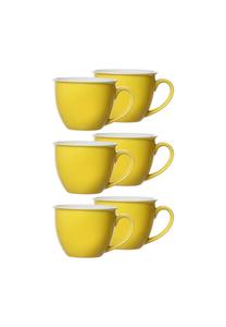 Кружки двойные Ritzenhoff & Breker Doppio, 350 мл, 6 штук, желтый