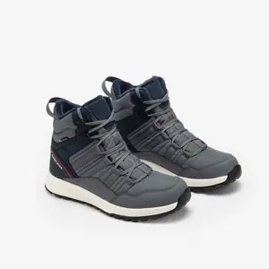 Мужские водонепроницаемые утеплённые треккинговые ботинки Quechua NH500 серые