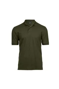 Роскошная рубашка-поло из эластичного пике TEE JAYS, зеленый