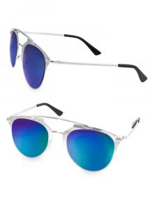 Солнцезащитные очки-авиаторы ALFIE 52MM Aqs, синий