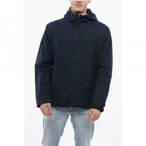 Стеганая ветровка с капюшоном Woolrich, Blue