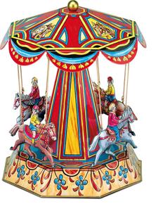 Карусель с лошадьми - модель с паровым двигателем Wilesco.