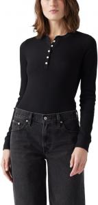 Женская футболка Levi's Jakob Henley (также доступны в версии Plus), (New) Caviar