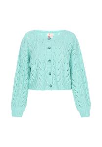 Вязаный кардиган IZIA, бирюзовый