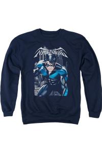 Толстовка Batman A Legacy для взрослых с круглым вырезом Gildan, темно-синий