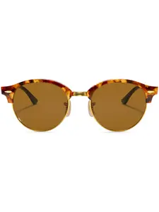 Солнцезащитные очки Clubround Ray-Ban, коричневый