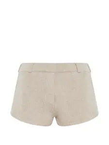 Вязаные шорты Annora Lisa Yang, бежевый
