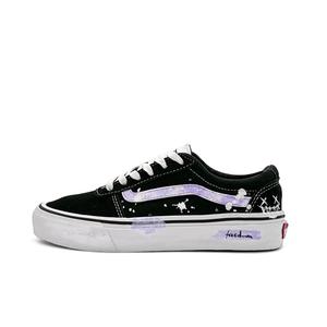 Vans Ward Ink Words лоу-топ скейтборд обувь унисекс black purple