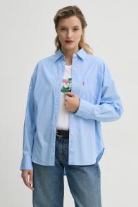 Хлопковая рубашка Harlie New BF Shirt Levi'S, синий