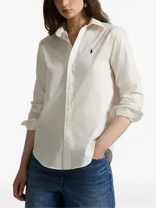 Рубашка с длинными рукавами и логотипом Polo Ralph Lauren, нейтральный