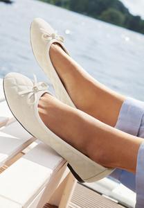 Балетки LASCANA, бежевый