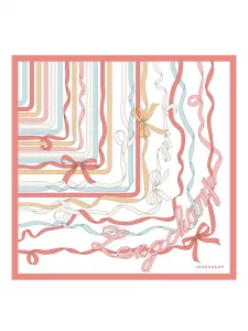 Шарф Rubans Longchamp, белый