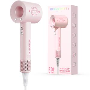 Фен 1400W высокая мощность для студенческого общежития дома большой мощности, Hello Kitty Kuroshio S01 Sanrio, Hello Kitty High-Velocity Drying Machine