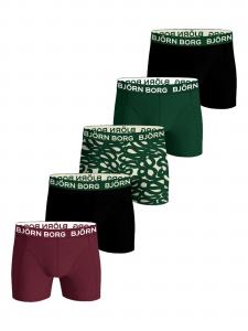 BJÖRN BORG Спортивное белье в цветах Green, Burgundy, Black